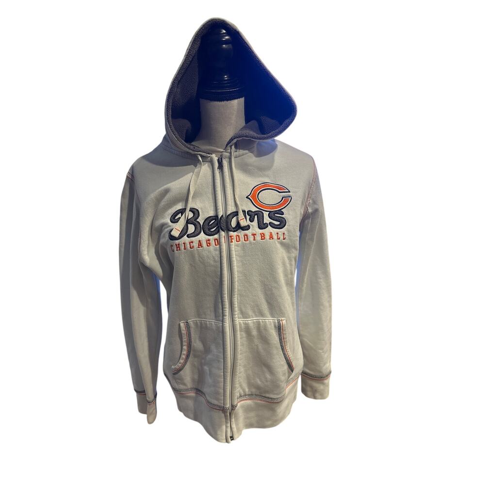 ⭐️ Women’s Chicago Bears Fleece Full Zip Hoodie Size Large